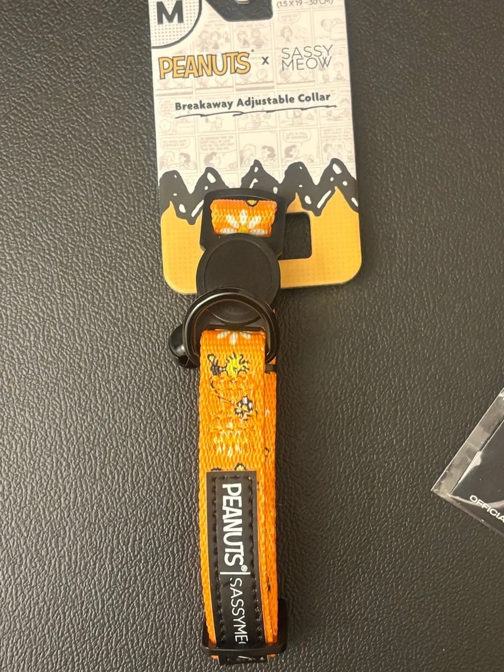 Peanuts Breakaway Pet Collar With Bell